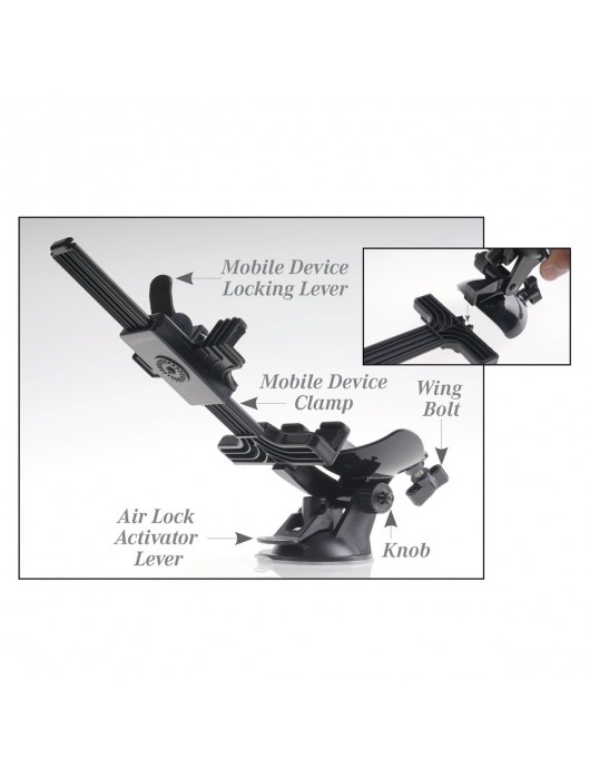 Перезаряжаемый мастурбатор-вагина с держателем для мобильных устройств Extreme Toyz Me - Pipedream - в Ачинске купить с доставкой