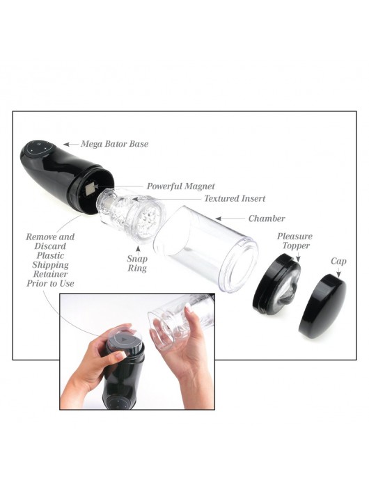 Перезаряжаемый мастурбатор-вагина с держателем для мобильных устройств Extreme Toyz Me - Pipedream - в Ачинске купить с доставкой