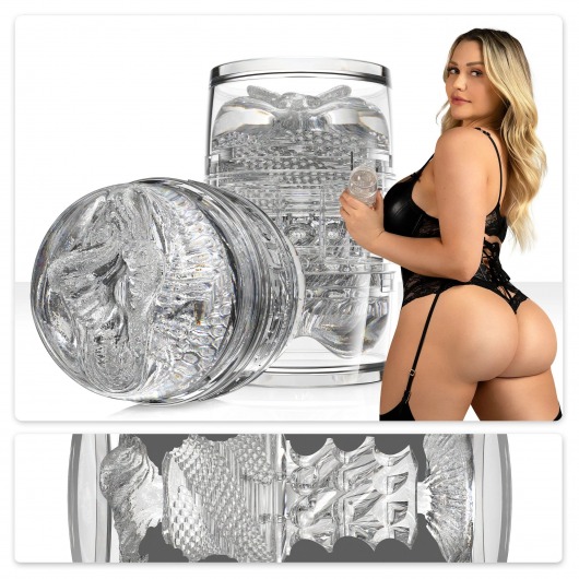 Прозрачный двусторонний мастурбатор Fleshlight Quickshot Mia Malkova - Fleshlight - в Ачинске купить с доставкой