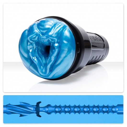 Мастурбатор-вагина Fleshlight Freaks Alien Blue Metallic - Fleshlight - в Ачинске купить с доставкой