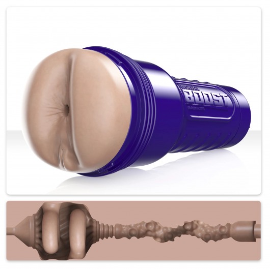 Телесный мастурбатор-анус Fleshlight Boost Blast Female - Fleshlight - в Ачинске купить с доставкой