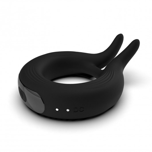 Черное эрекционное кольцо Marry Me Rechargeable Vibrating Cockring - Adrien Lastic - в Ачинске купить с доставкой
