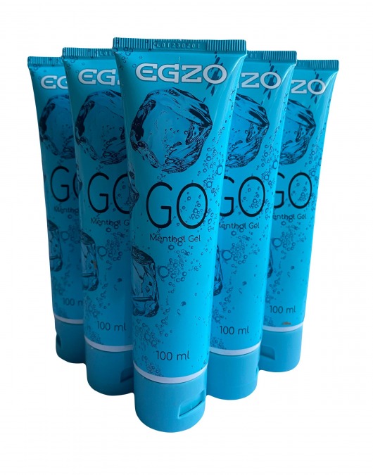 Набор из 5 пролонгирующих лубрикантов на водной основе Egzo Go (по 100 мл.) - EGZO - купить с доставкой в Ачинске