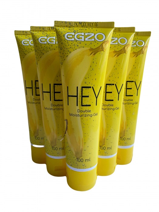 Набор из 5 анальных лубрикантов на водной основе Egzo Hey (по 100 мл.) - EGZO - купить с доставкой в Ачинске