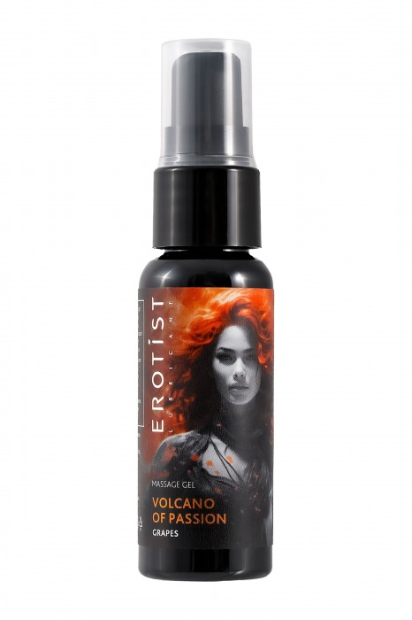 Гель с эффектом вибрации Volcano Of Passion со вкусом винограда - 25 мл. - Erotist Lubricants - купить с доставкой в Ачинске