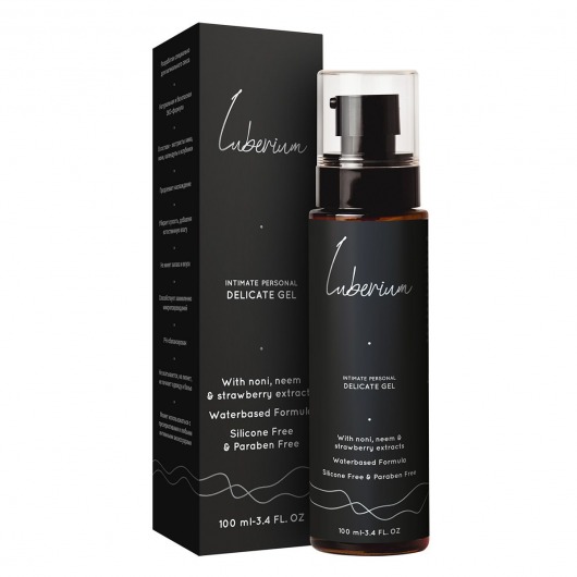 Интимный гель с экстрактами нони, нима и клубники Luberium Delicate Waterbased - 100 мл. - Luberium - купить с доставкой в Ачинске