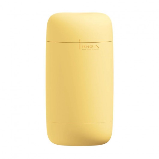 Желтый мастурбатор Tenga Puffy - Tenga - в Ачинске купить с доставкой