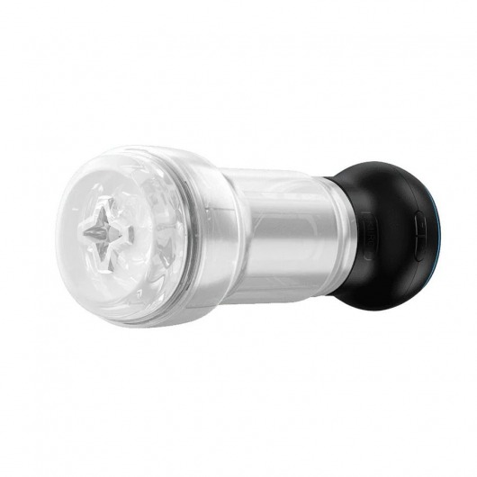 Набор PowerBlow   Feel Pocket Stroker Crystal: мастурбатор и интерактивная насадка - Kiiroo - в Ачинске купить с доставкой