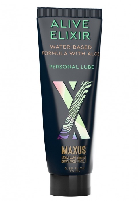 Интимный гель на водной основе MAXUS Alive Elixir - 75 мл. - Maxus - купить с доставкой в Ачинске