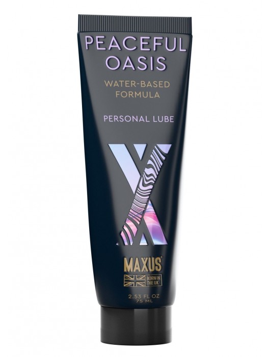 Интимный гель на водной основе MAXUS Peaceful Oasis - 75 мл. - Maxus - купить с доставкой в Ачинске