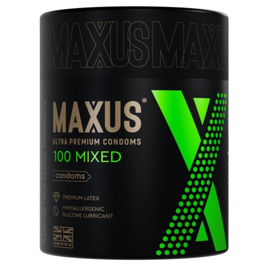 Презервативы MAXUS Mixed - 100 шт. - Maxus - купить с доставкой в Ачинске