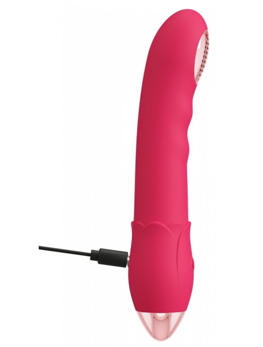 Малиновая насадка на душ с вибрацией Showers to orgasm - 20,1 см. - Orion - купить с доставкой в Ачинске