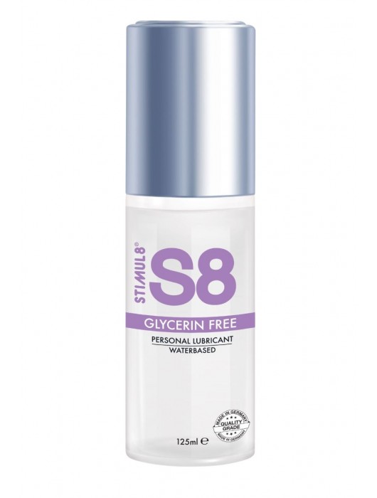 Лубрикант на водной основе S8 Glycerin Free без глицерина - 125 мл. - Stimul8 - купить с доставкой в Ачинске