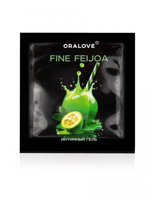 Саше съедобной оральной смазки OraLove с ароматом фейхоа - 3 гр. - Биоритм - купить с доставкой в Ачинске