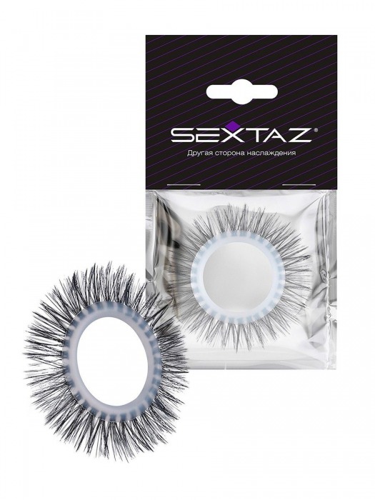Круглое эрекционное кольцо с длинными «ресничками» - Sextaz - в Ачинске купить с доставкой