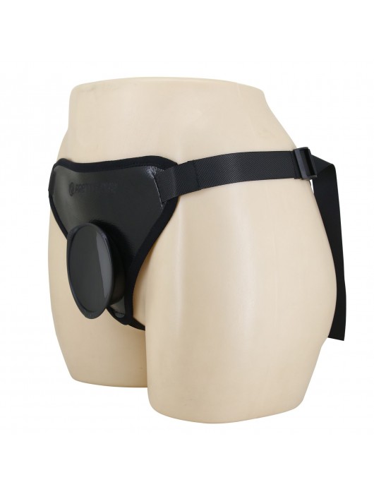 Черные трусики харнесс с платформой Caludio I - Baile - купить с доставкой в Ачинске