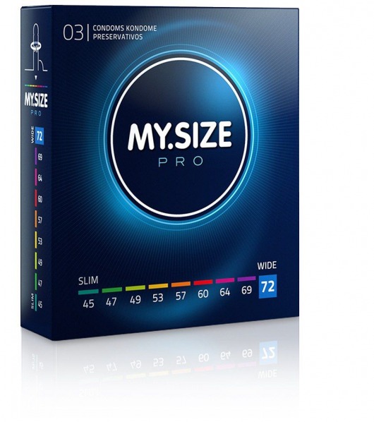 Презервативы MY.SIZE размер 72 - 3 шт. - My.Size - купить с доставкой в Ачинске