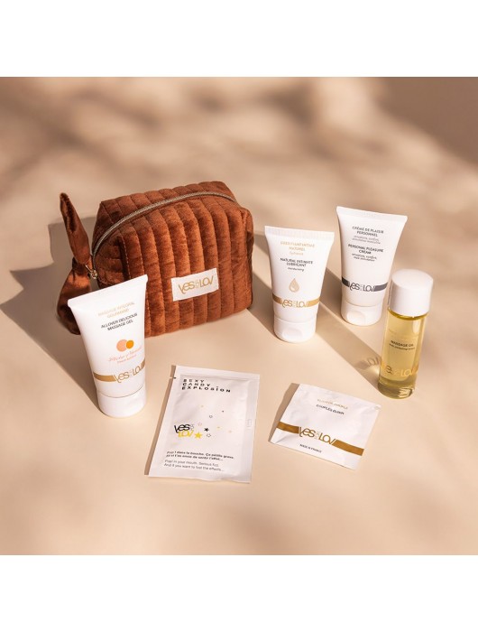 Набор YESforLOV La Trousse Enchantée в коричневой косметичке - YESforLOV - купить с доставкой в Ачинске