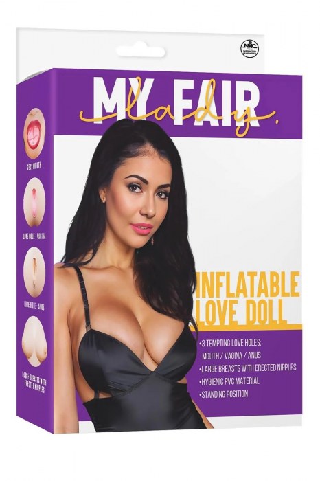 Телесная надувная секс-кукла с 3 любовными отверстиями - NMC - в Ачинске купить с доставкой