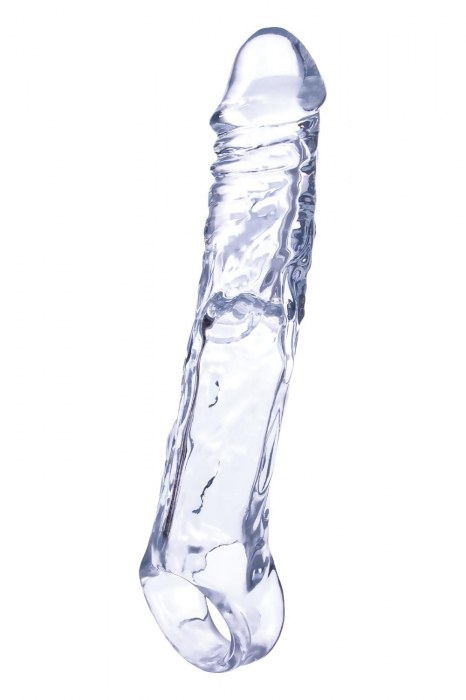 Прозрачная насадка-удлинитель Length Enhancer с подхватом - 22,3 см. - NMC - в Ачинске купить с доставкой