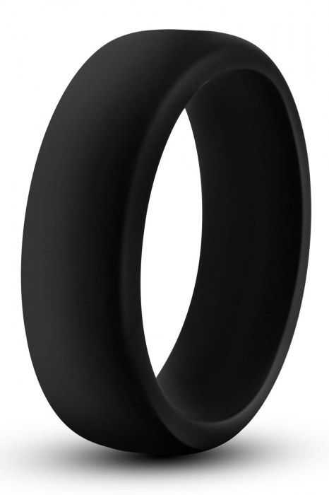 Черное эрекционное кольцо Silicone Go Pro Cock Ring - Blush Novelties - в Ачинске купить с доставкой