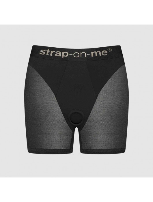 Трусики-шорты для фиксации насадок Strap-on-me Harness Lingerie Halo - size S - Strap-on-me - купить с доставкой в Ачинске