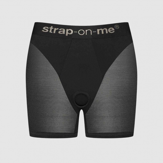 Трусики-шорты для фиксации насадок Strap-on-me Harness Lingerie Halo - size L - Strap-on-me - купить с доставкой в Ачинске