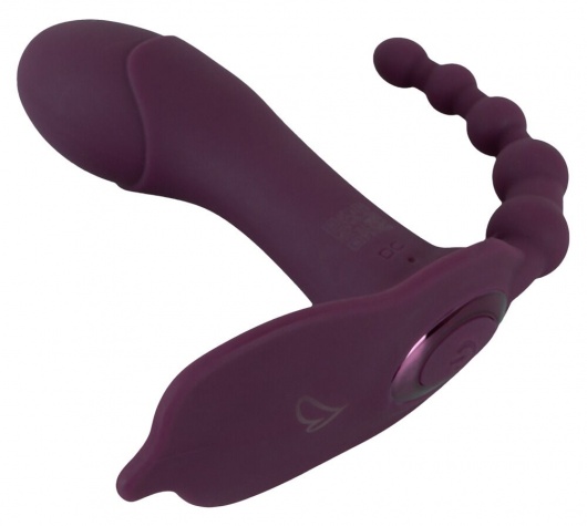 Фиолетовый вибратор для ношения в трусиках ARIVA RC Panty Vibrator - Orion