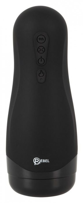 Черный вибромастурбатор с подогревом Masturbator with 3 Functions - Orion - в Ачинске купить с доставкой