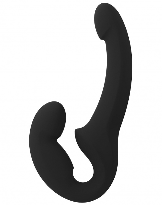 Черный безремневой страпон Share Lite - Fun Factory - купить с доставкой в Ачинске