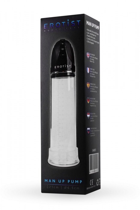 Автоматическая вакуумная помпа Man up pump - Erotist Adult Toys - в Ачинске купить с доставкой