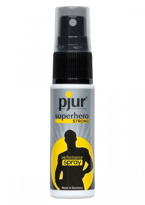 Спрей-пролонгатор длительного действия pjur SUPERHERO Strong Spray - 20 мл. - Pjur - купить с доставкой в Ачинске