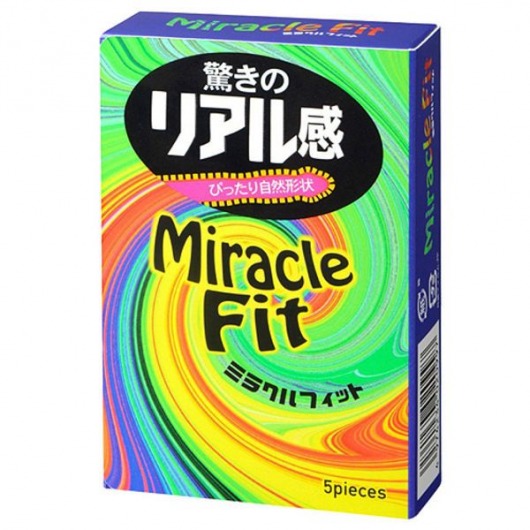 Презервативы Sagami Xtreme Miracle Fit - 5 шт. - Sagami - купить с доставкой в Ачинске