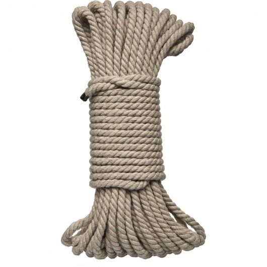 Бондажная пеньковая верёвка Kink Bind   Tie Hemp Bondage Rope 50 Ft - 15 м. - Doc Johnson - купить с доставкой в Ачинске