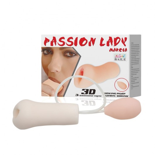 Мастурбатор Passion Lady Marcia с грушей для имитации посасывания - Baile - в Ачинске купить с доставкой