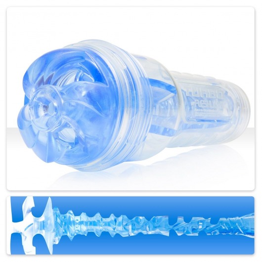 Мастурбатор Fleshlight Turbo - Trust Blue Ice - Fleshlight - в Ачинске купить с доставкой