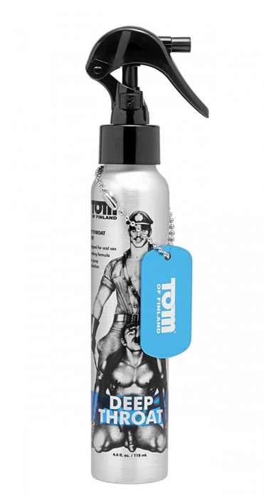 Спрей для лёгкого проникновения во время орального секса Tom of Finland Deep Throat Spray - 118 мл. - Доминирующее кольцо - купить с доставкой в Ачинске