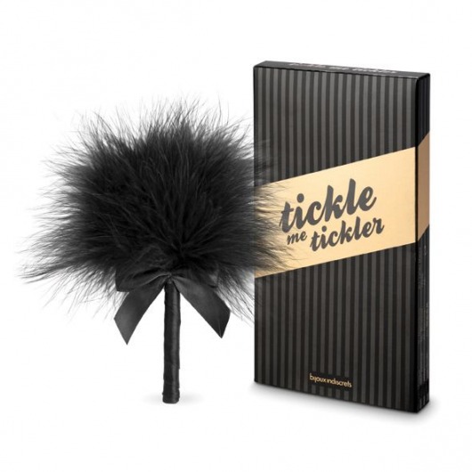 Пуховка для эротических игр Tickle Me Tickler - Bijoux Indiscrets - купить с доставкой в Ачинске