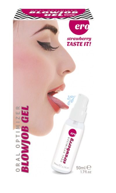 Увлажняющий гель для орального секса с ароматом клубники - 50 мл. - Ero - купить с доставкой в Ачинске