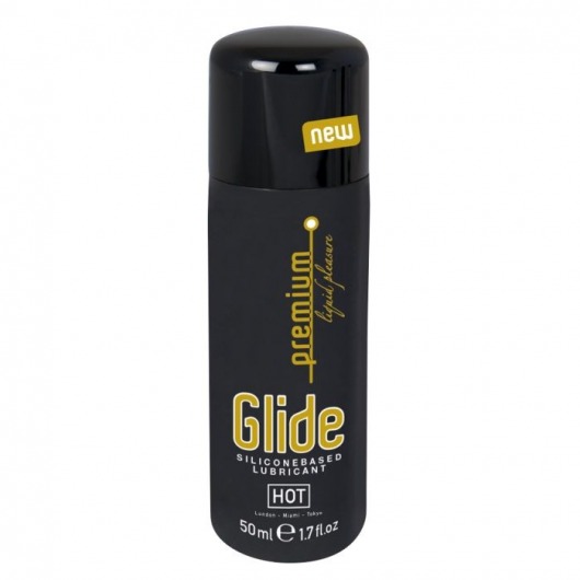 Интимный гель на силиконовой основе Premium Glide - 50 мл. - HOT - купить с доставкой в Ачинске