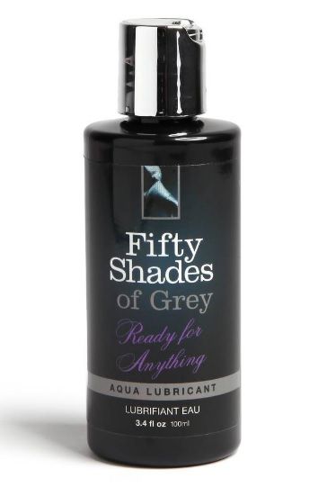 Лубрикант на водной основе Ready for Anything Aqua Lubricant - 100 мл. - Fifty Shades of Grey - купить с доставкой в Ачинске