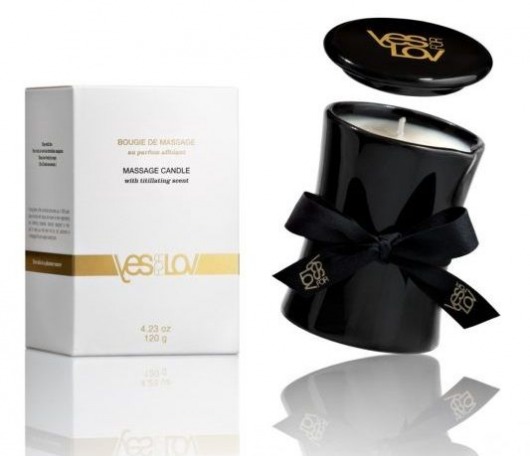 Массажная свеча Titillating Massage Candle - 120 мл. - YESforLOV - купить с доставкой в Ачинске