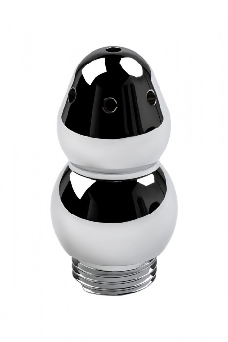 Металлический анальный душ с тремя насадками - ToyFa - купить с доставкой в Ачинске