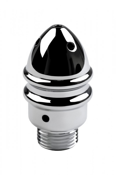 Металлический анальный душ с тремя насадками - ToyFa - купить с доставкой в Ачинске