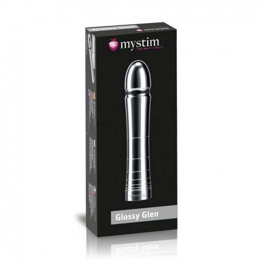 Фаллоимитатор для электростимуляции Glossy Glen Dildo - 14 см. - MyStim - купить с доставкой в Ачинске