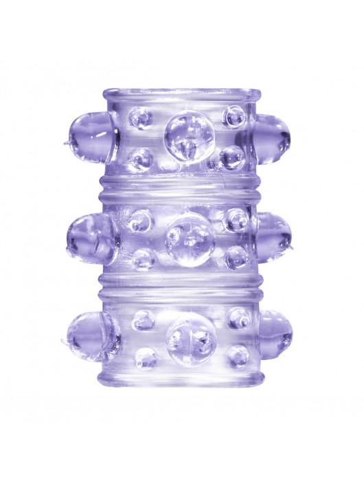 Фиолетовая насадка на пенис Rings Armour - Lola Games - в Ачинске купить с доставкой