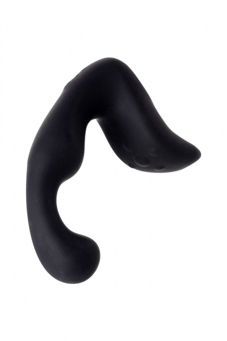 Чёрный изогнутый вибростимулятор простаты Erotist - Erotist Adult Toys - в Ачинске купить с доставкой