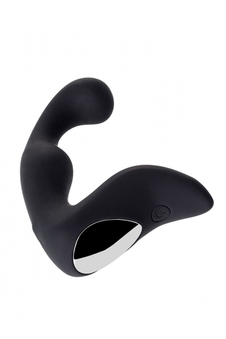 Чёрный изогнутый вибростимулятор простаты Erotist - Erotist Adult Toys - в Ачинске купить с доставкой