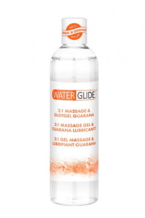 Гель-смазка 2-в-1 MASSAGE   LUBRICANT GUARANA - 300 мл. - Waterglide - купить с доставкой в Ачинске