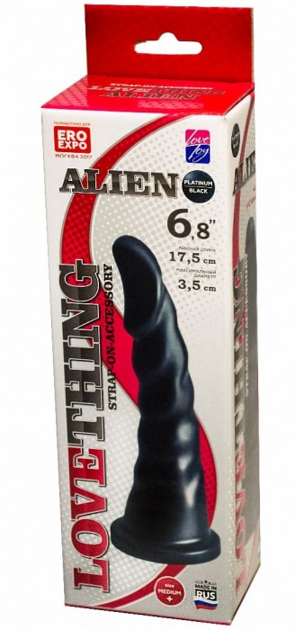 Насадка для трусиков харнесс Alien - 17,5 см. - LOVETOY (А-Полимер) - купить с доставкой в Ачинске